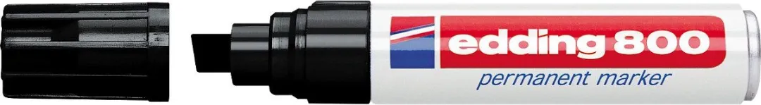 edding 800 Schuin Viltstift - Zwart - 5 Stuks - afbeelding 6 van 6
