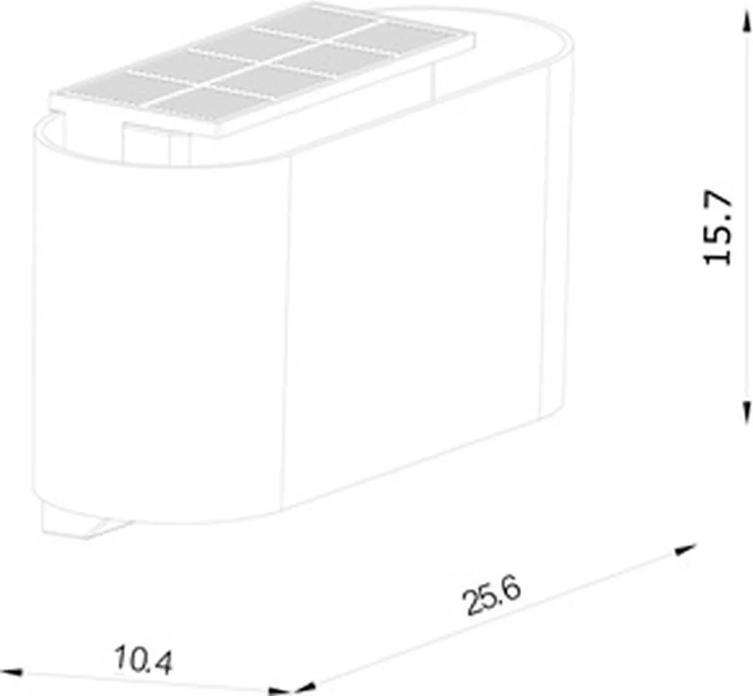 Nordlux Piola Wandlamp Solar LED - 5W - Wit