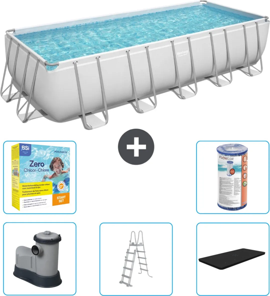 Bestway Power Steel Zwembad 640x274cm