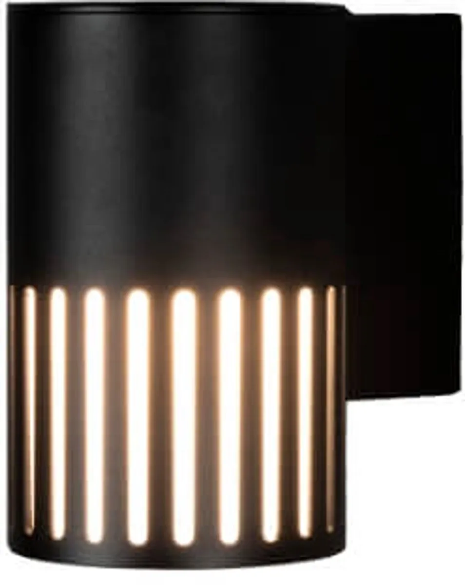 Konstsmide Buiten Wandlamp Pistoia - 1x15W E27 - Zwart Aluminium IP43