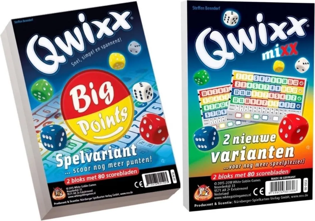 White Goblin Games Qwixx Big Points & Mixx Spellenbundel