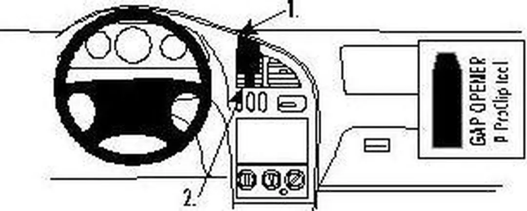 Brodit Proclip Center Mount 852646