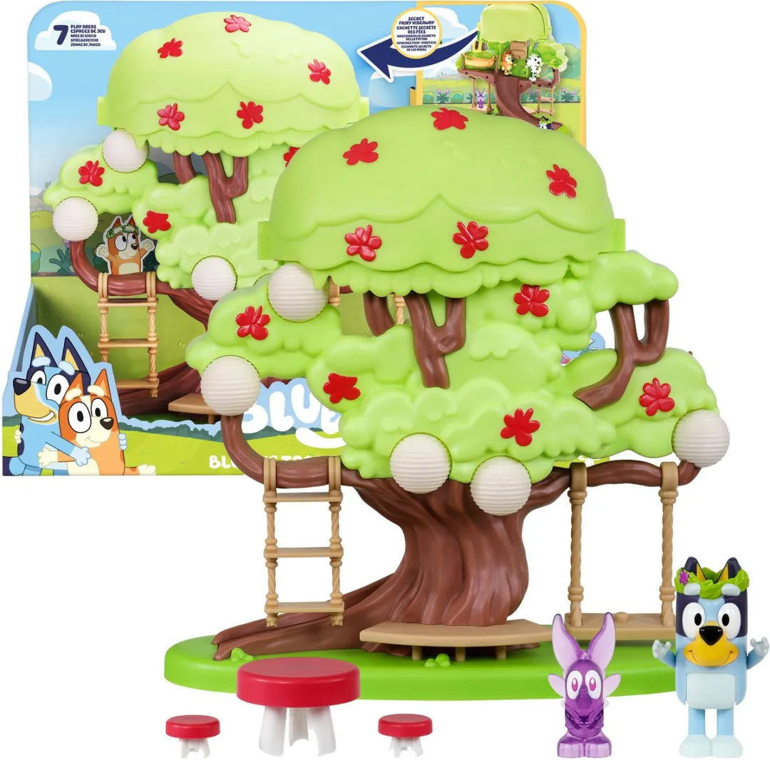 Moose Toys Bluey Boomhut Speelset 3680390 - Groen