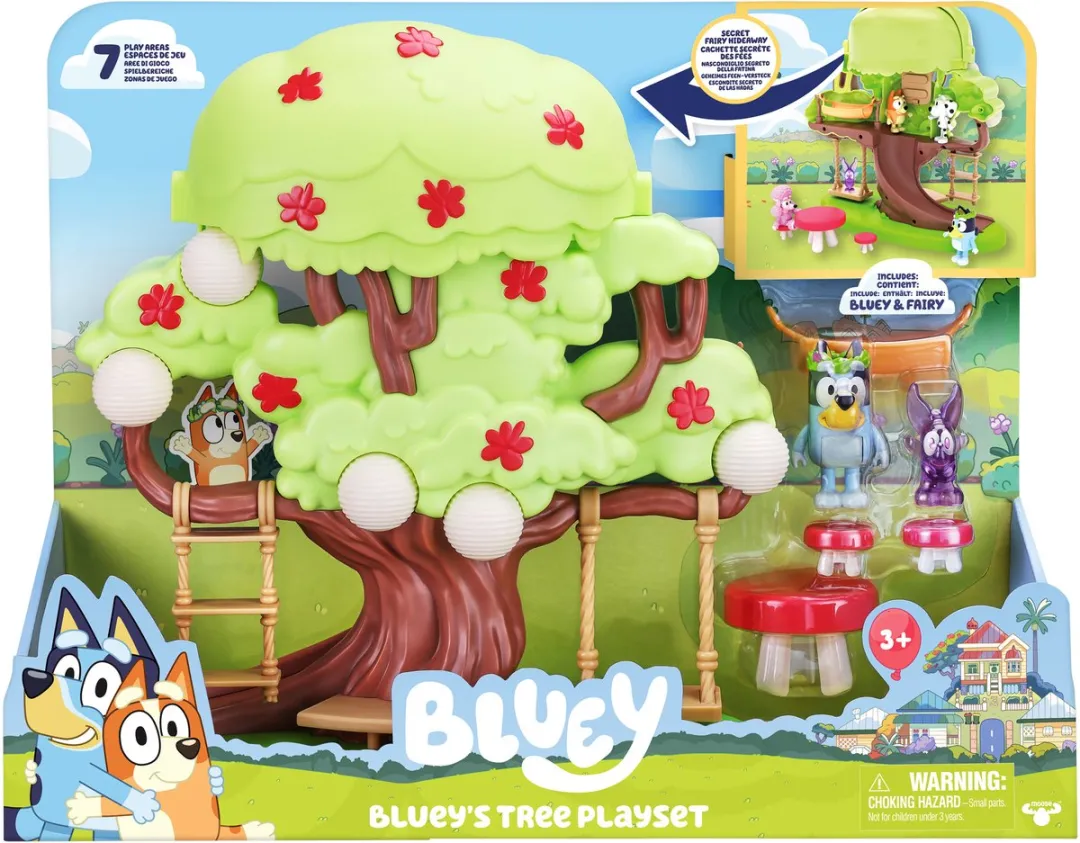 Moose Toys Bluey Boomhut Speelset 3680390 - Groen