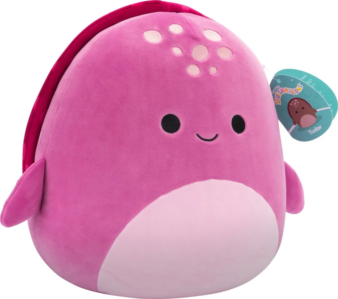 Squishmallows Tudor Maroon Leatherback Turtle 30cm