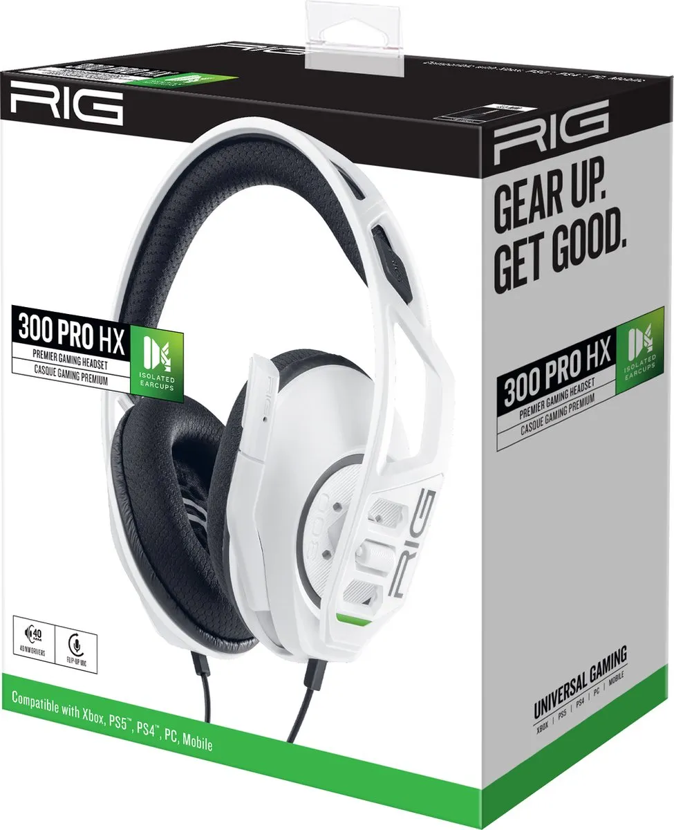 Nacon RIG 300 HXW Pro Headset - Xbox Series X/One - Wit