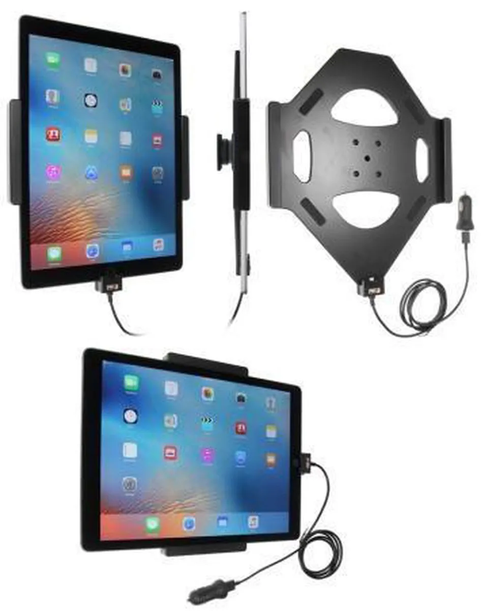 Brodit Apple iPad Pro Actieve Houder - 12V USB - Zwart - afbeelding 2 van 2