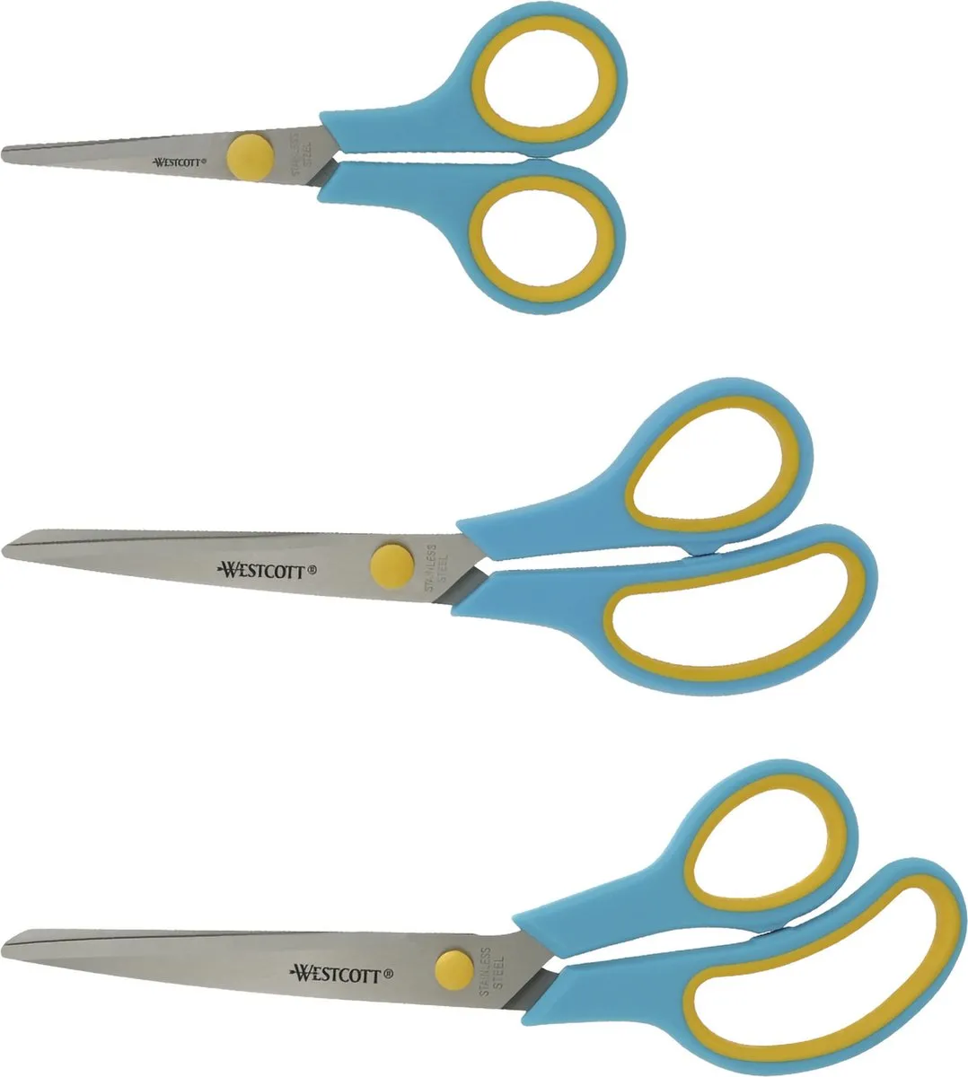 Westcott Easy Grip Scharenset 3-delig