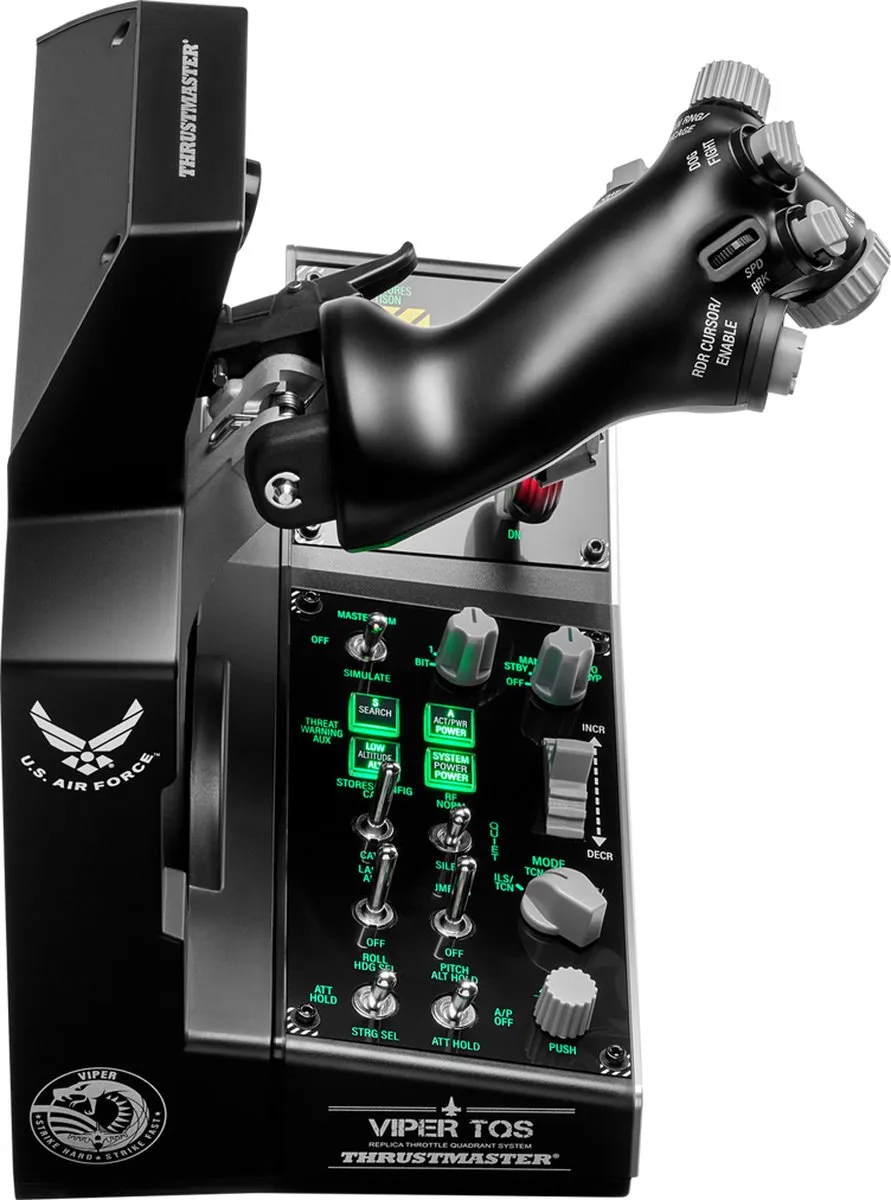 Thrustmaster Viper TQS Mission Pack 4060254 Joystick - 43 Knoppen - Zwart - afbeelding 3 van 4