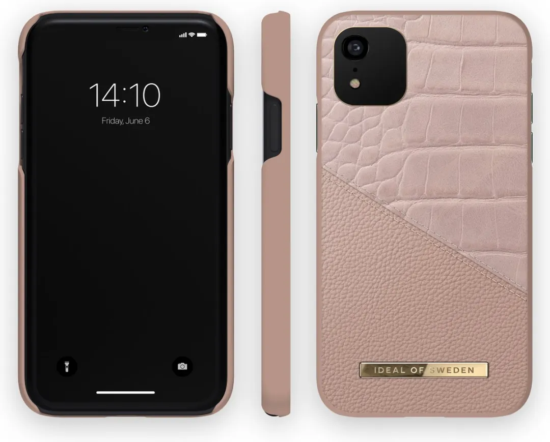 iDeal of Sweden iPhone 11/XR Atelier Case 202 - Rose Smoke Croco
