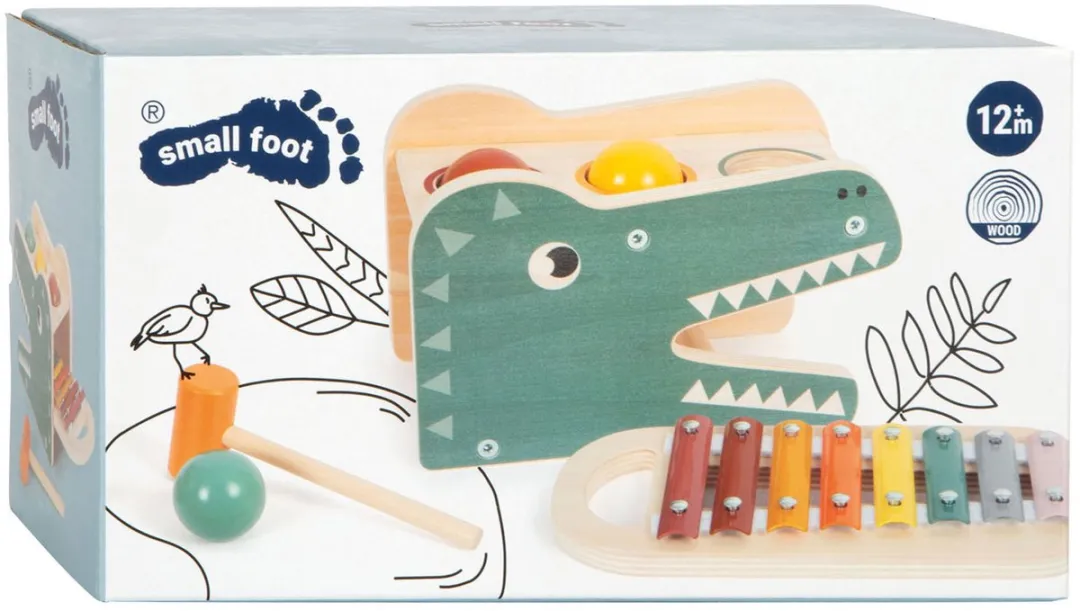 Small Foot Houten Xylofoon en Hamerbank Safari 12461 - Multi