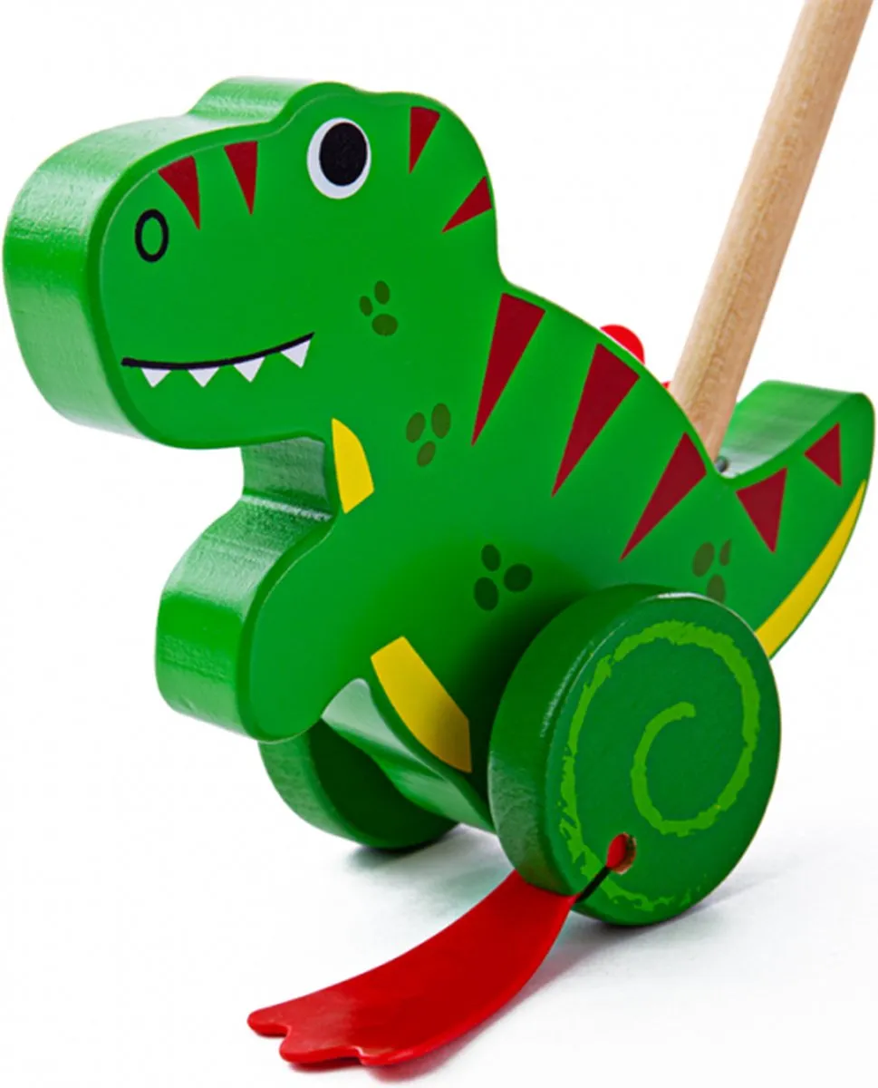 BIGJIGS Duwstok Dino T-rex - Multicolor