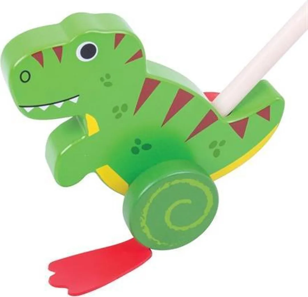 BIGJIGS Duwstok Dino T-rex - Multicolor