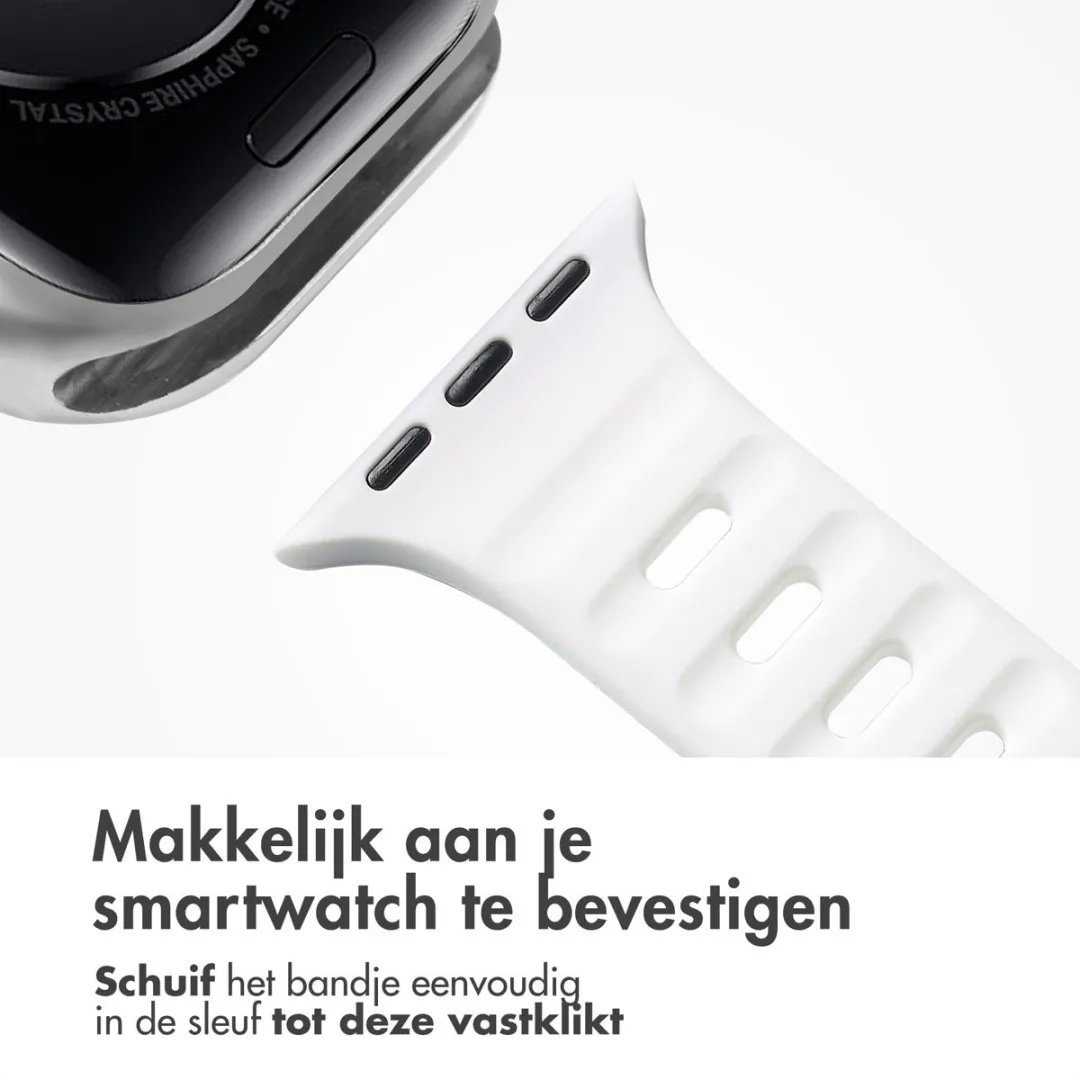 Imoshion Active Sport Siliconen Bandje Apple Watch 38-42mm - Wit