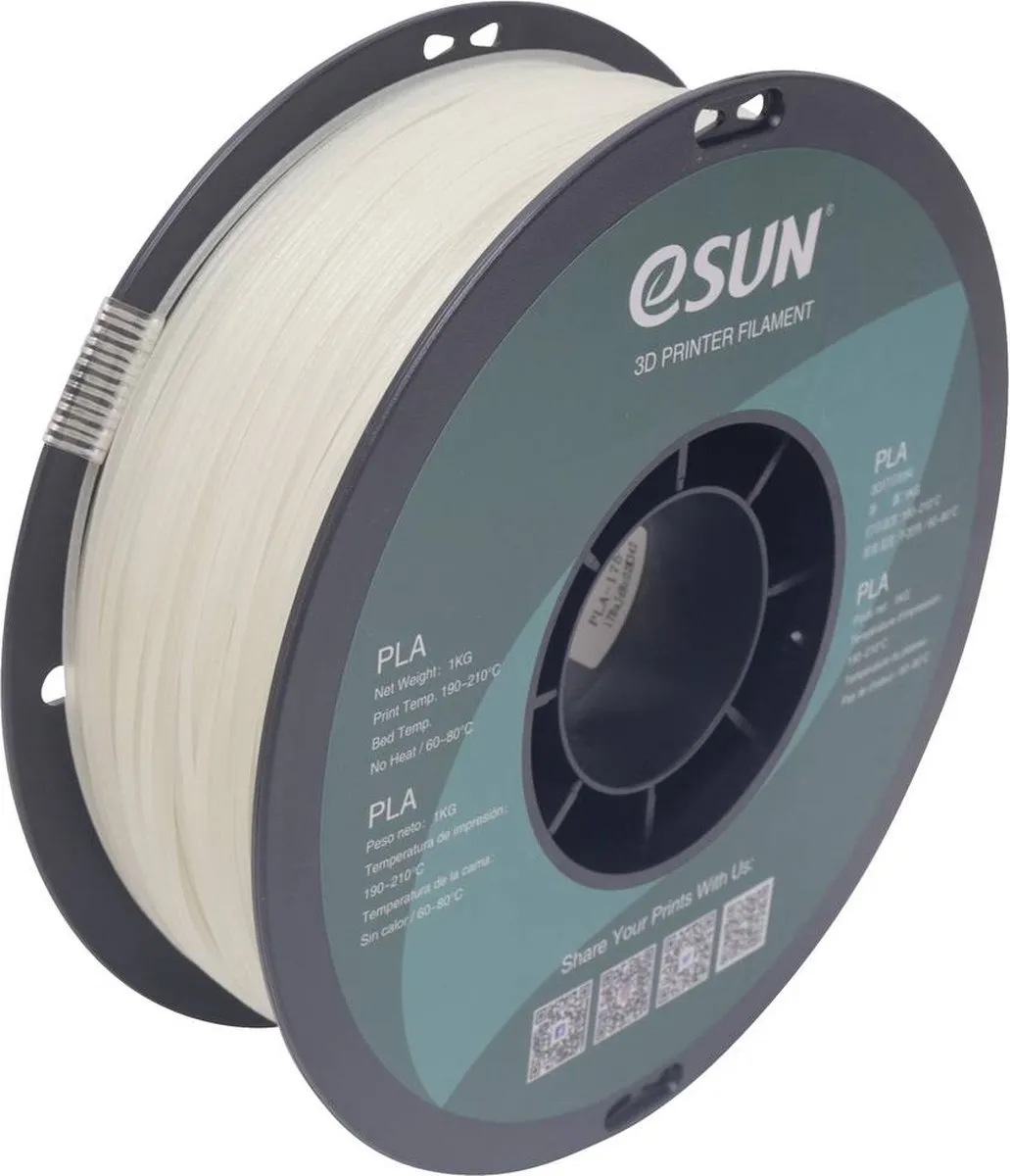 ESUN PLA Luminous Green 1.75mm - 1kg Groen