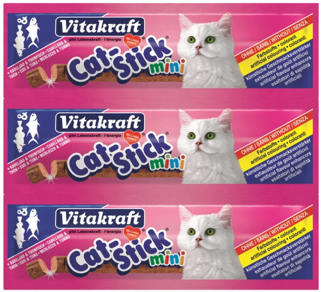 Vitakraft Catstick Mini Kabeljauw & Tonijn - 3 Sticks