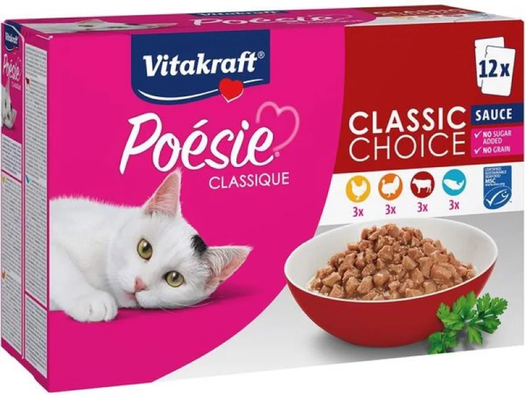 Vitakraft Poésie Classique Natvoer Multipack 12x85g