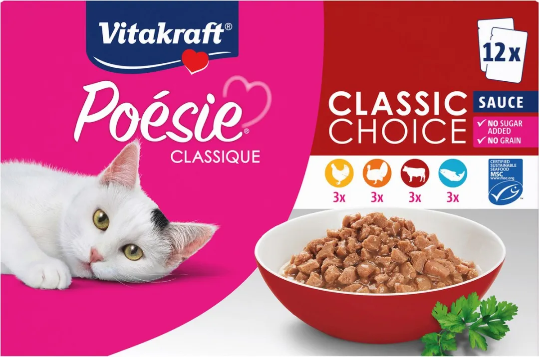 Vitakraft Poésie Classique Natvoer Multipack 12x85g