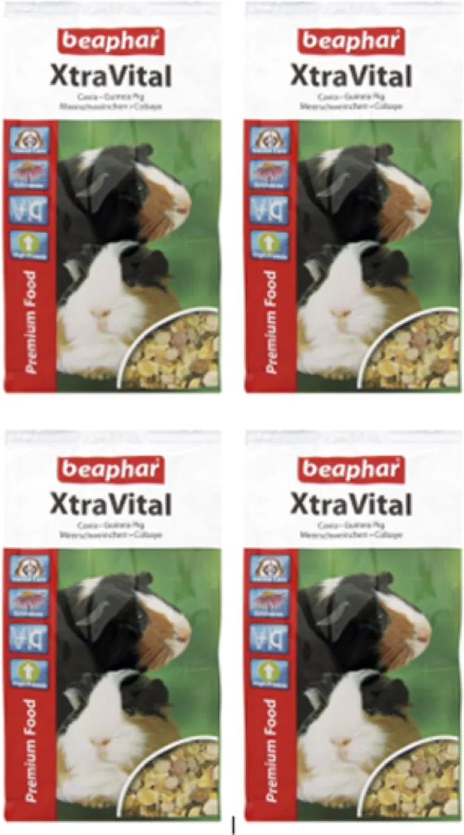 Beaphar XtraVital Cavia Voer 4x1kg