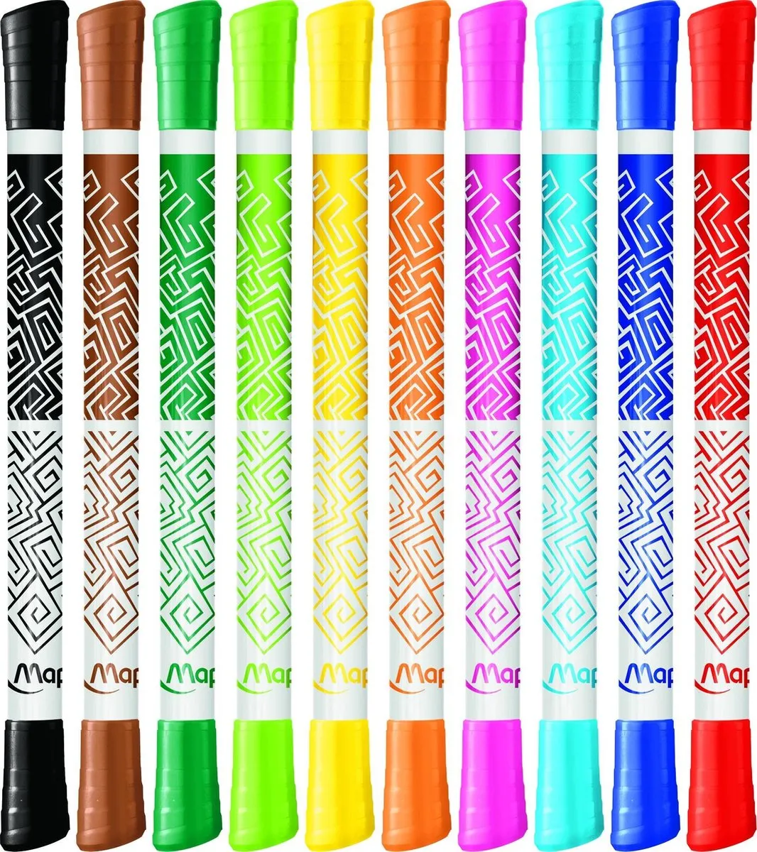 Maped Color'Peps Viltstift Duo Tip - 10 Stuks - Meerkleurig