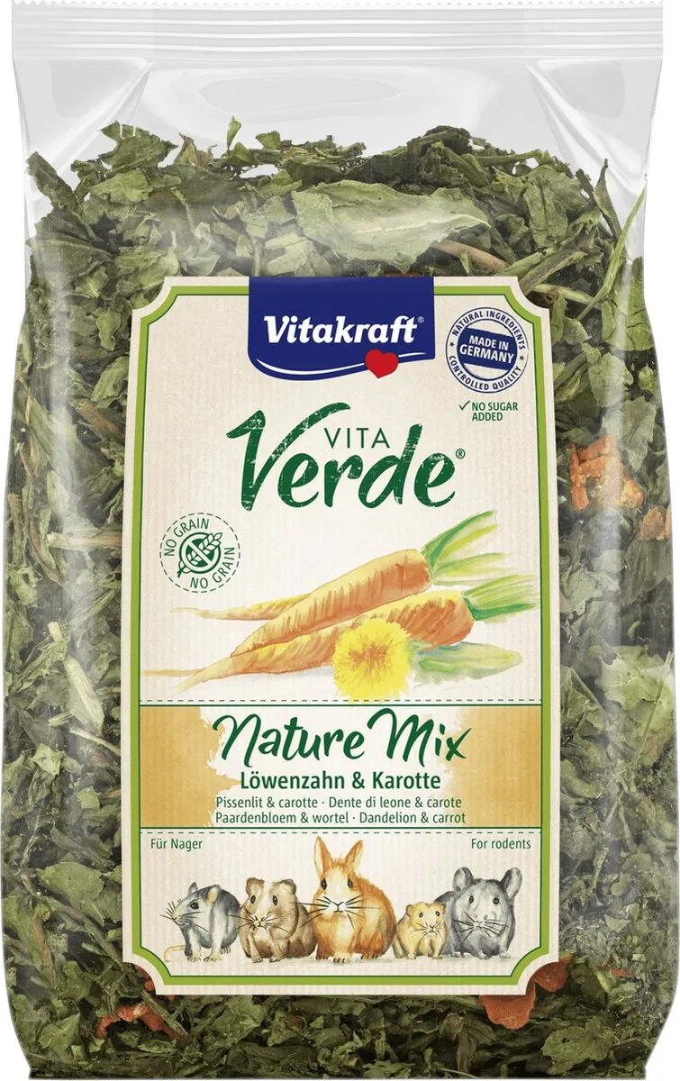 Vitakraft Vita Verde Nature Mix Paardenbloem & Wortel