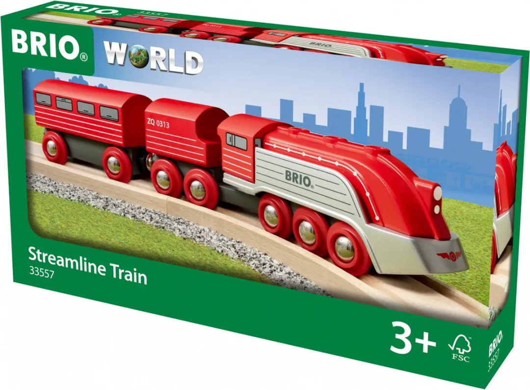 BRIO Rode Hogesnelheidstrein 33557 - Multicolor