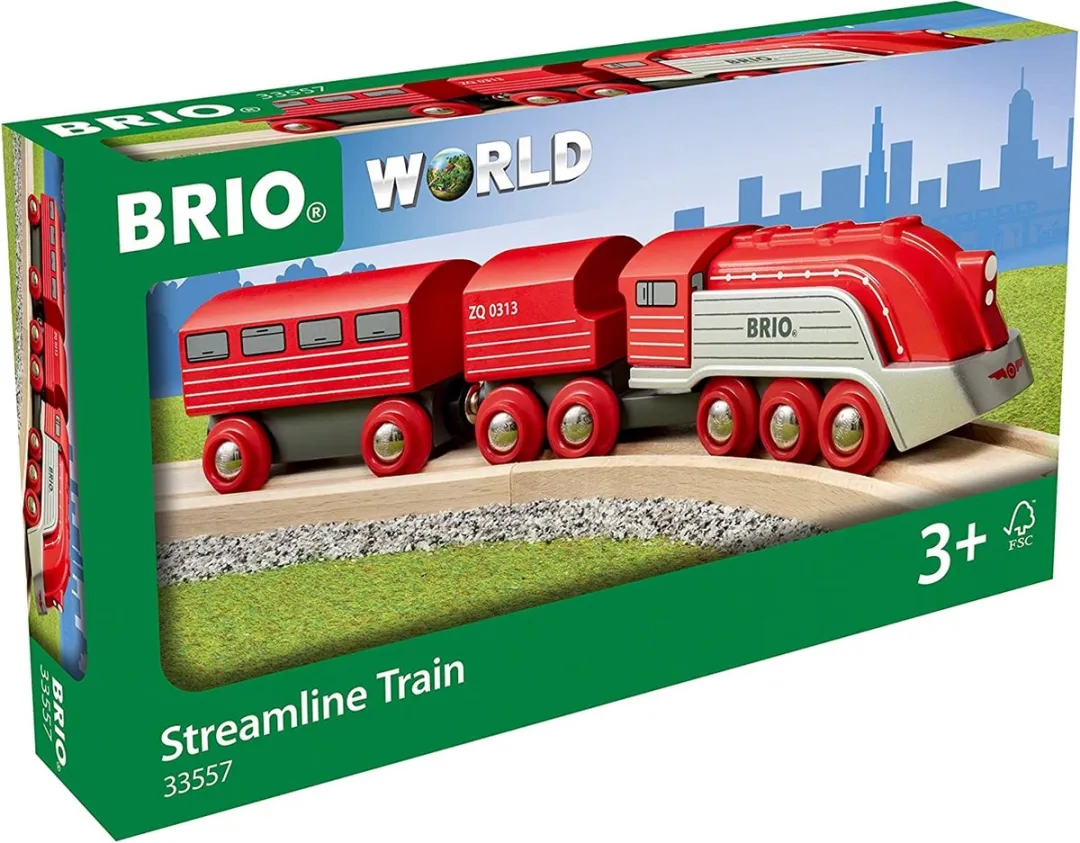 BRIO Rode Hogesnelheidstrein 33557 - Multicolor