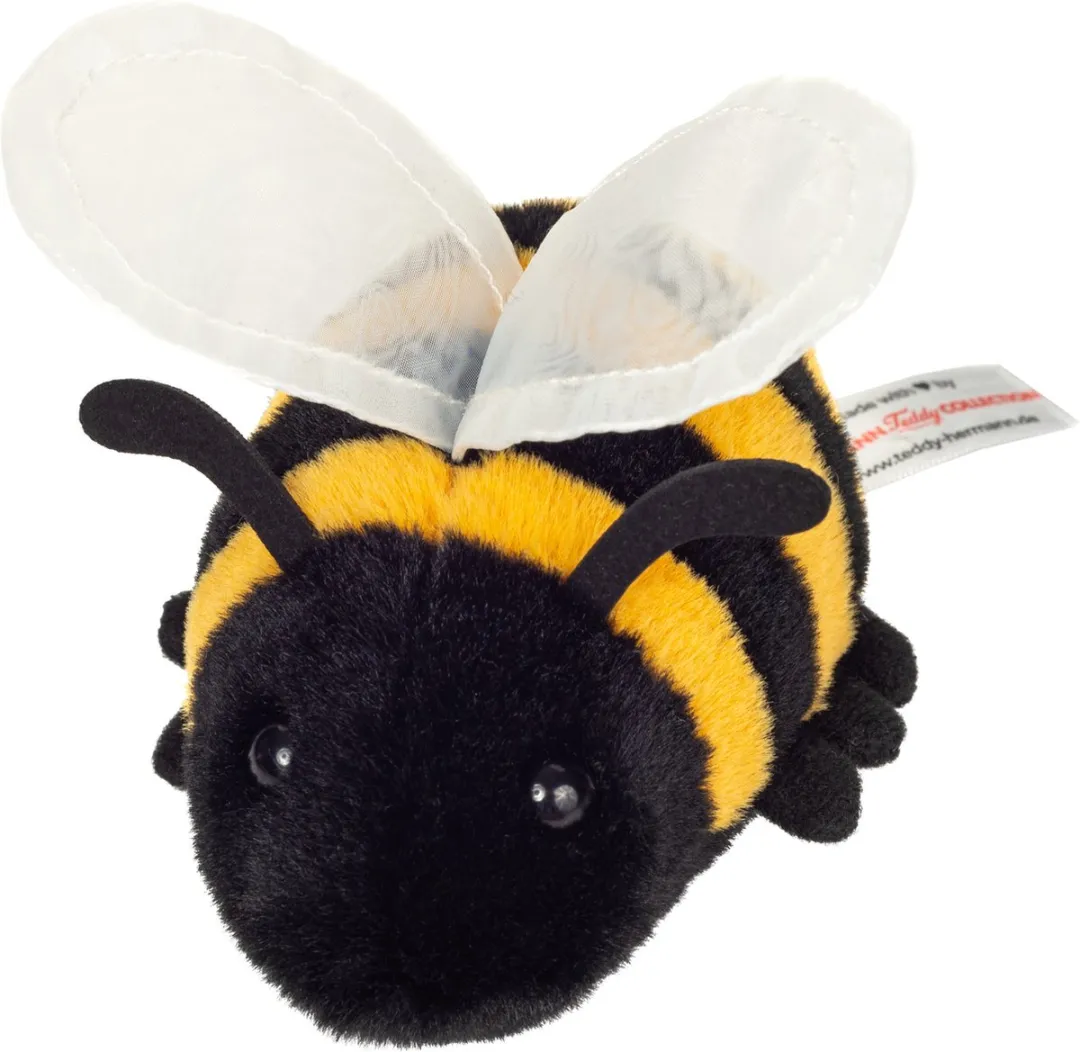 Teddy Hermann Knuffeldier Honingbij - 11 cm - Geel