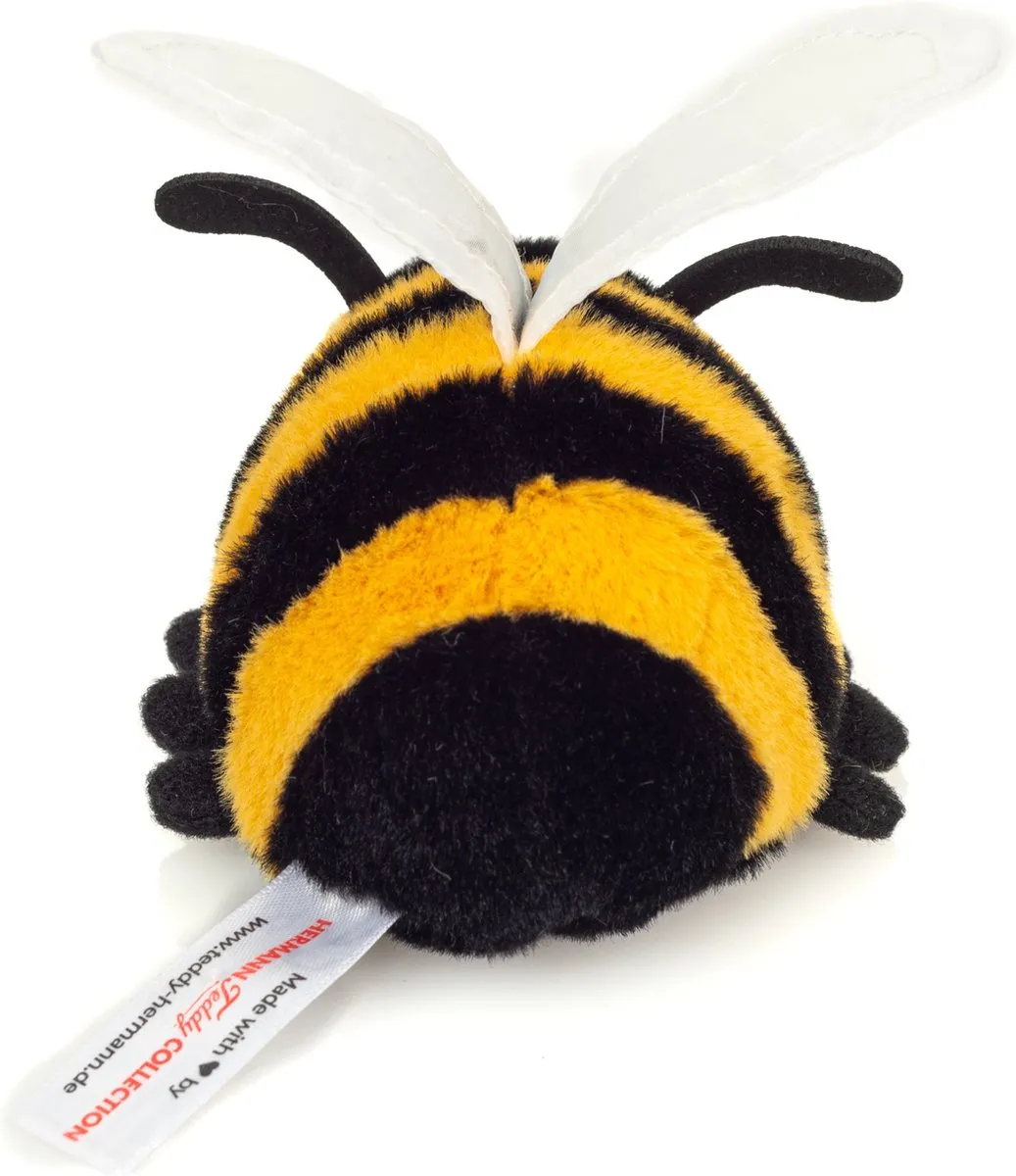 Teddy Hermann Knuffeldier Honingbij - 11 cm - Geel