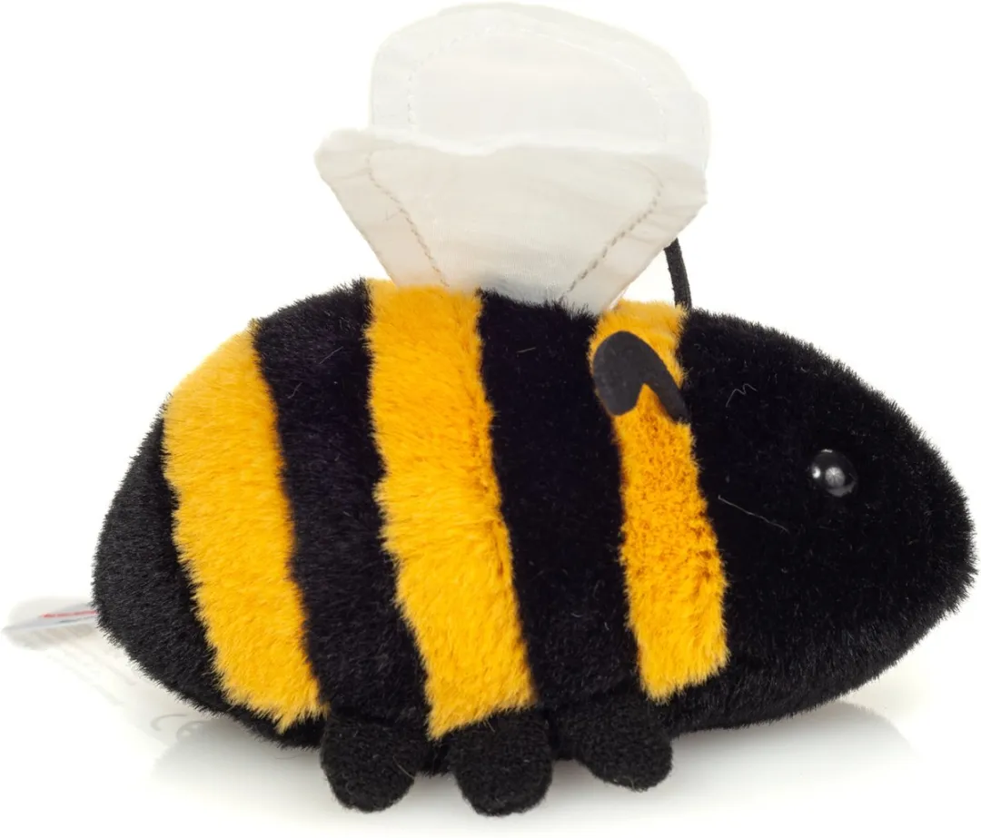 Teddy Hermann Knuffeldier Honingbij - 11 cm - Geel