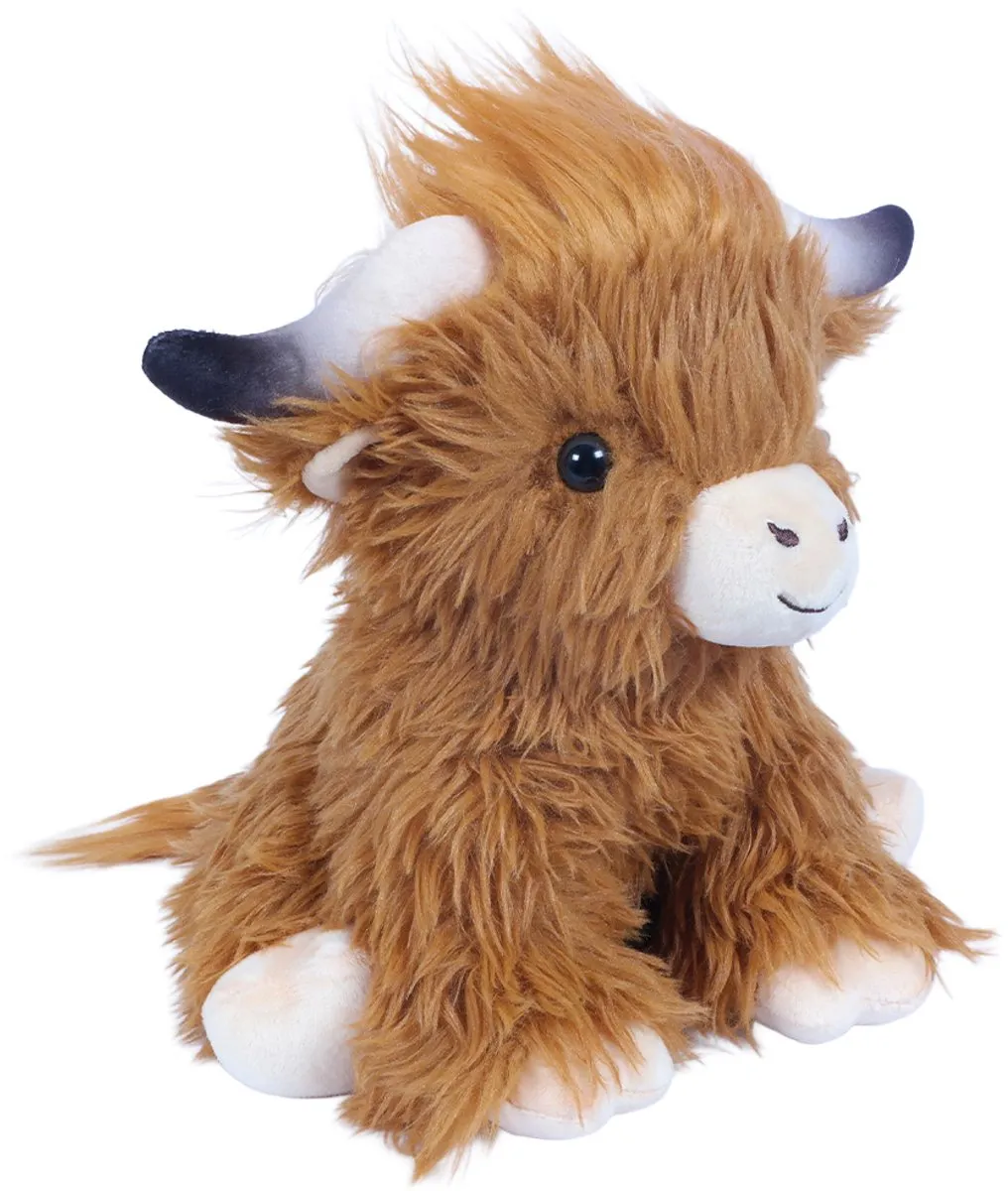 PIA Soft Toys Schotse Hooglander Knuffel 25cm - Bruin