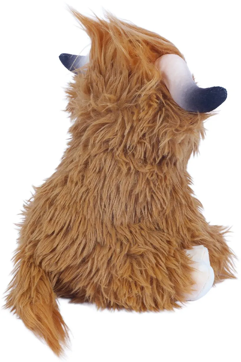 PIA Soft Toys Schotse Hooglander Knuffel 25cm - Bruin