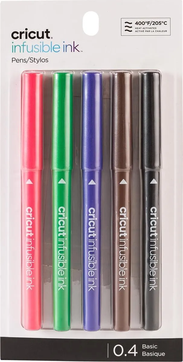 Cricut Infusible Ink Fine Point Pen Set 5 Stuks - Basics