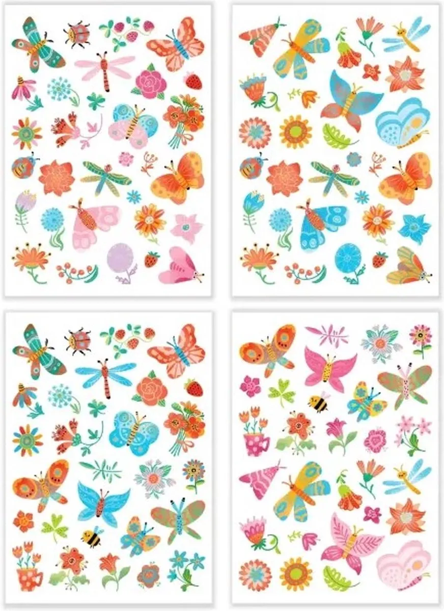 Dodo Toys Tattoo Stickers Flowers - 50 Stuks