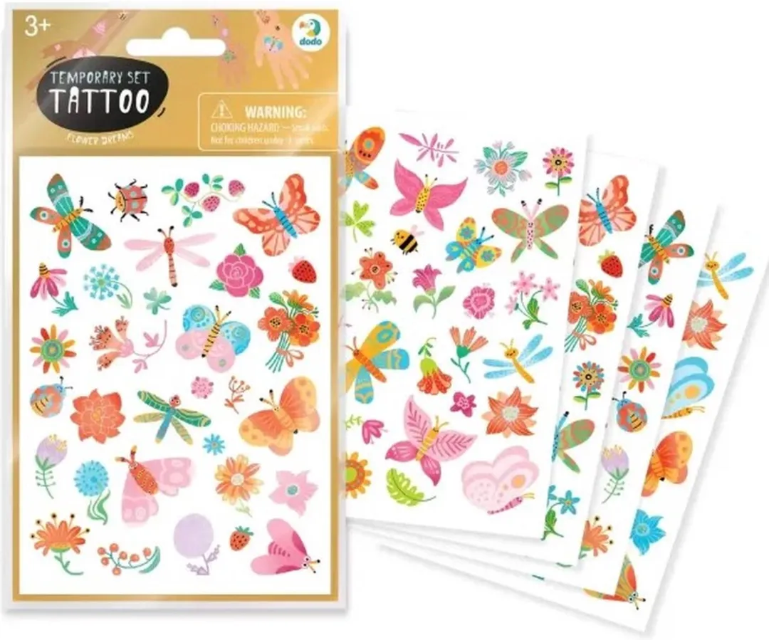 Dodo Toys Tattoo Stickers Flowers