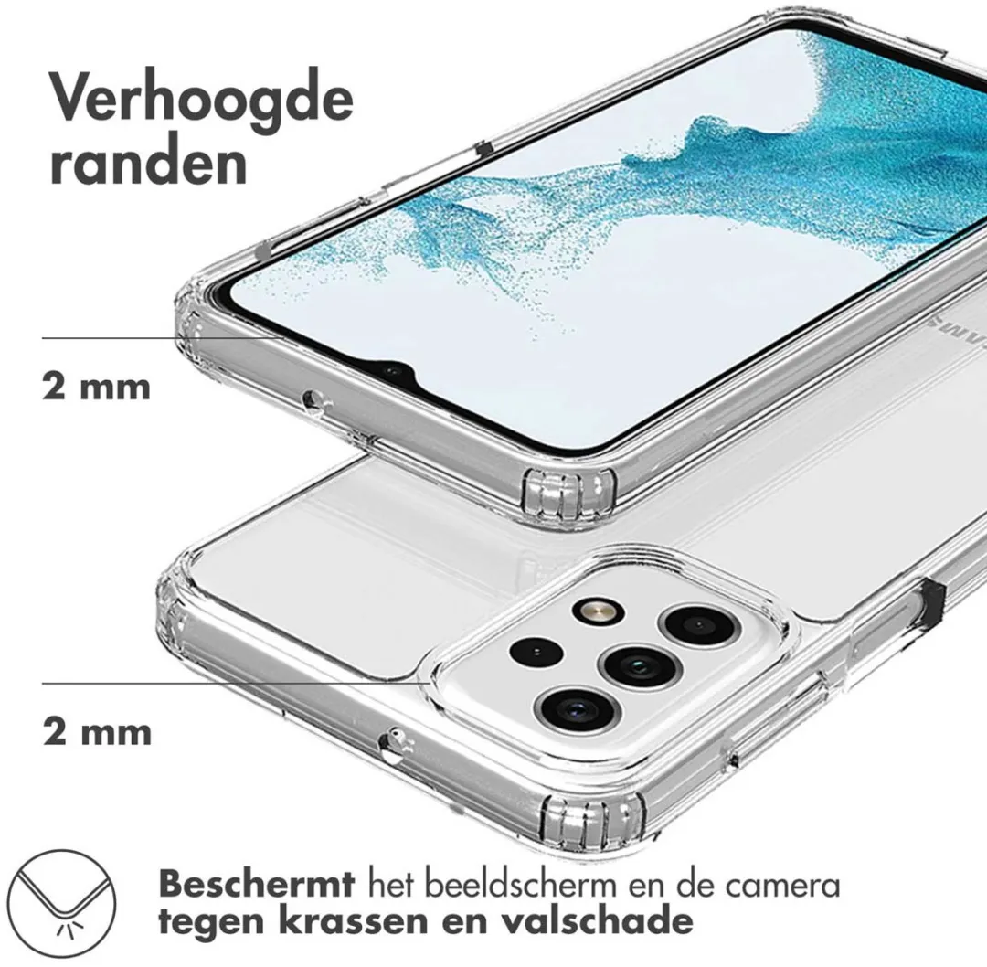 Accezz Xtreme Impact Backcover 2.0 Hoesje - Samsung Galaxy A23 - Transparant