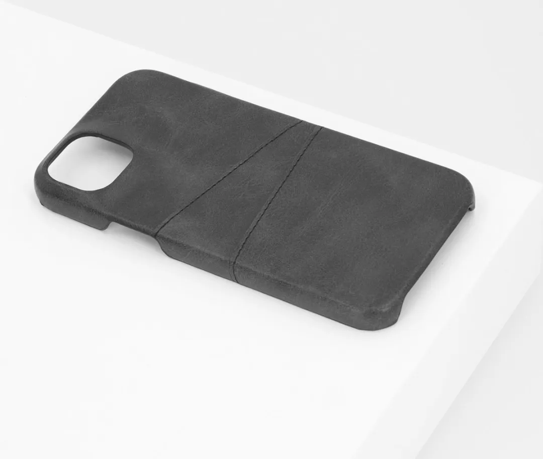 BMAX iPhone 14 Plus Hardcase Hoesje - 2 Pasjes - Zwart