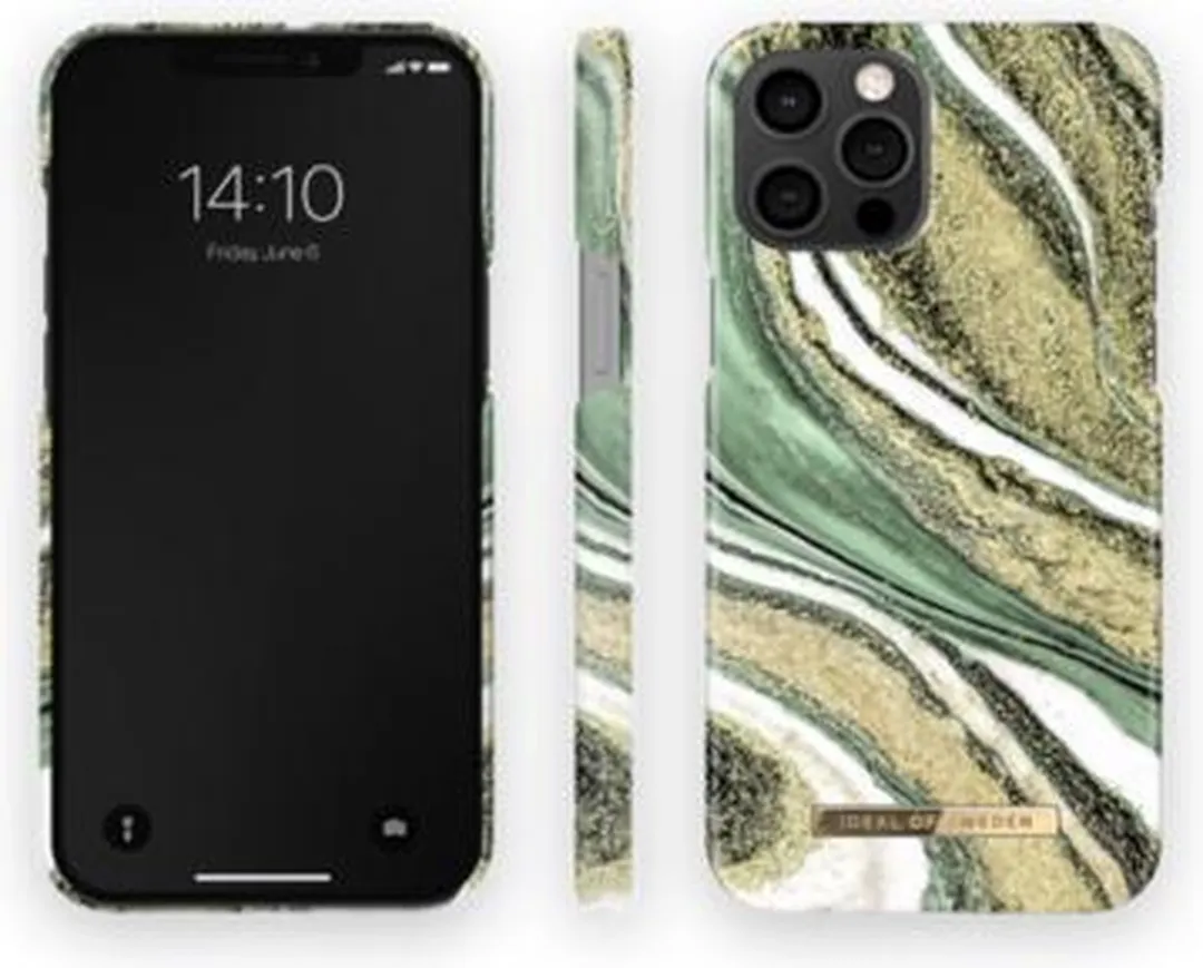 iDeal of Sweden Fashion Case iPhone 12 Pro Max IDFCSS20-I2067-192 - Cosmic Green Swirl - afbeelding 5 van 5