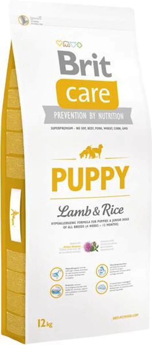 Brit Care Hypo Allergeen Puppy Lam & Rijst 13 kg