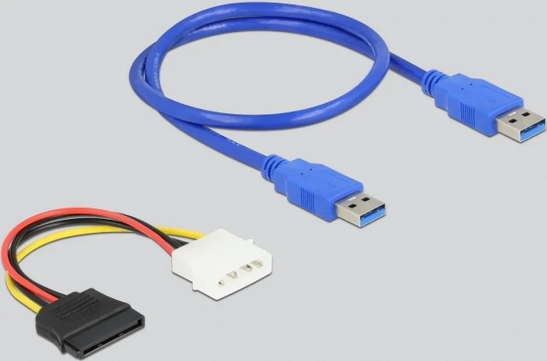 Delock PCIe Riserkaart x1 naar 2x PCI 32-bit - 60cm kabel