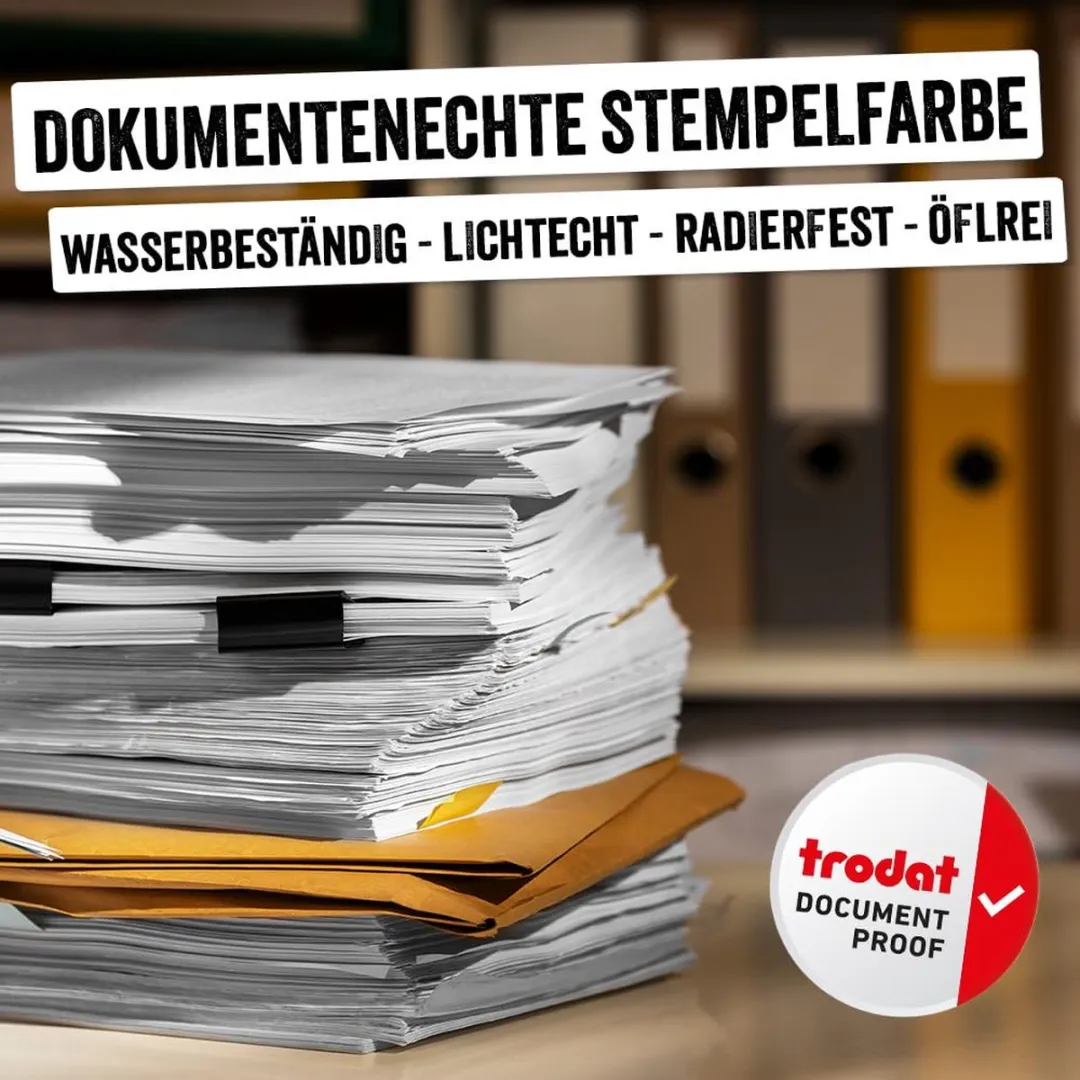Trodat Vervangend Stempelkussen 6/4850 - 2 Stuks - Zwart