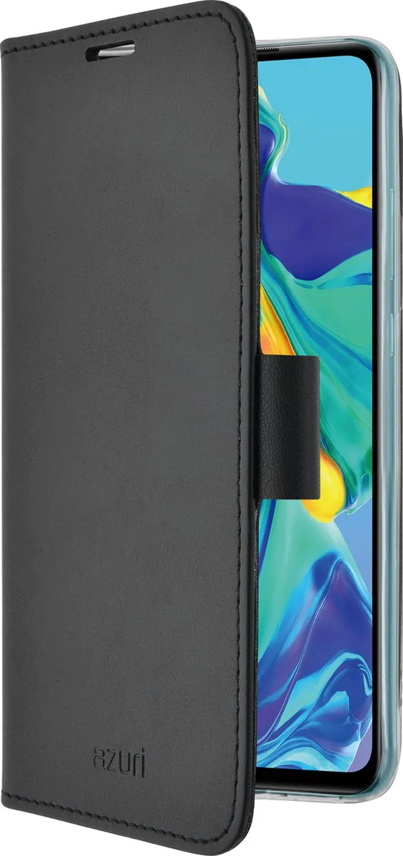 Azuri Huawei P30 Walletcase - 3 Pasjes - Zwart