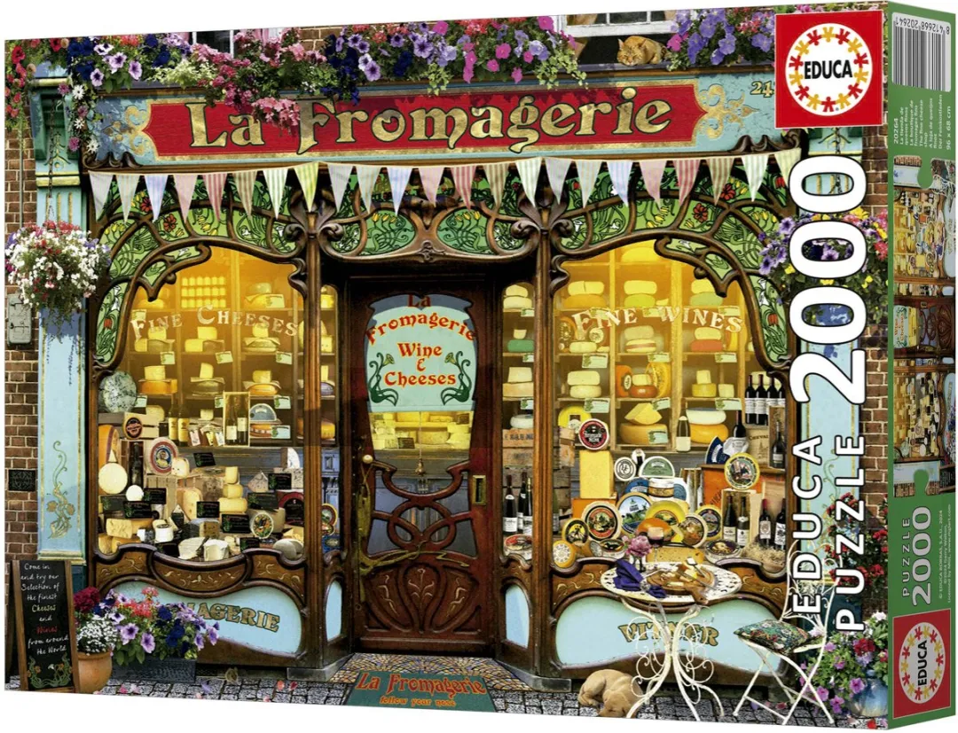 Educa Legpuzzel Kaaswinkel 2000 Stuks - Multicolor