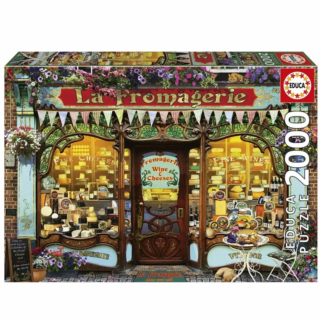 Educa Legpuzzel Kaaswinkel 2000 Stuks - Multicolor