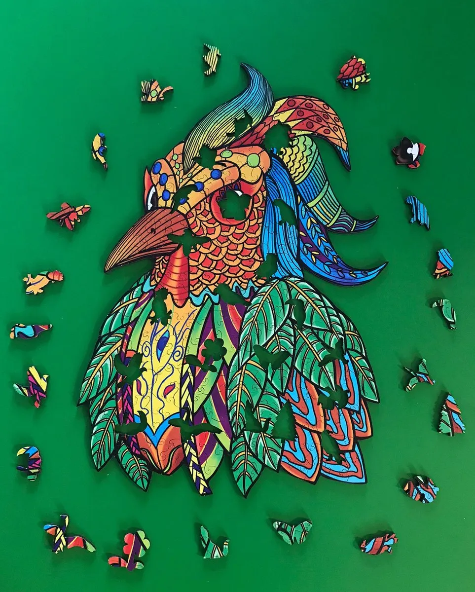 VinkToys Paradijsvogel Legpuzzel 200 Stuks - Hout
