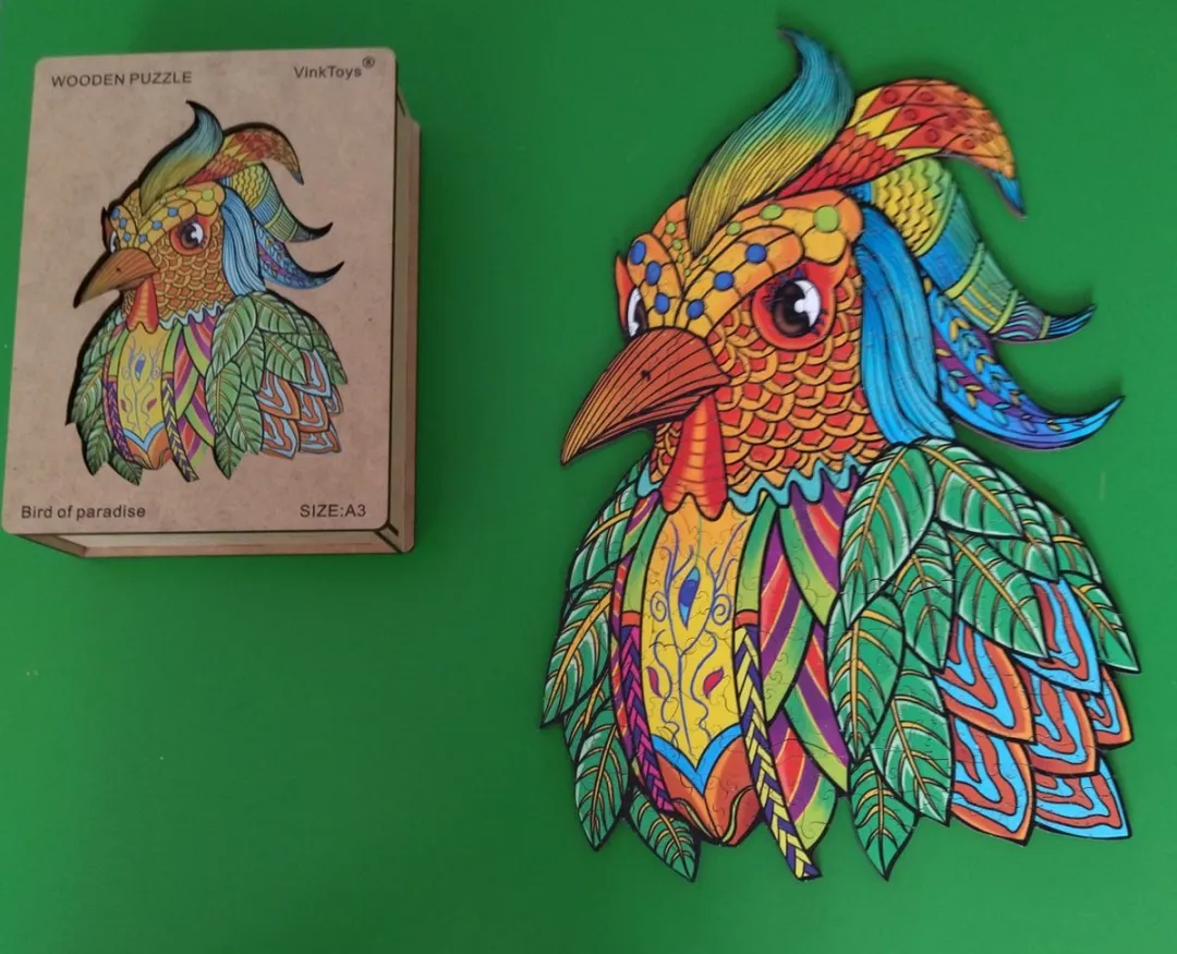 VinkToys Paradijsvogel Legpuzzel 200 Stuks - Hout