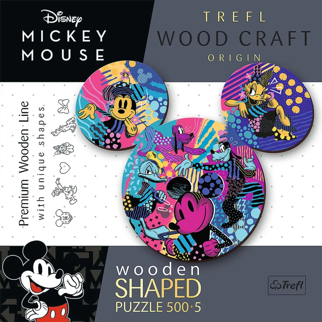 Trefl Mickey Mouse 500 Puzzels - Multicolor