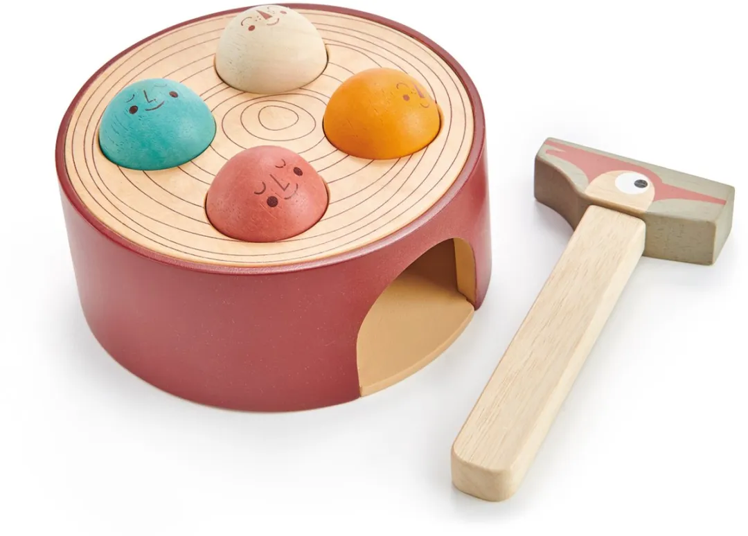 Tender Leaf Toys Hamerbank Steenrood 6-delig - afbeelding 6 van 6