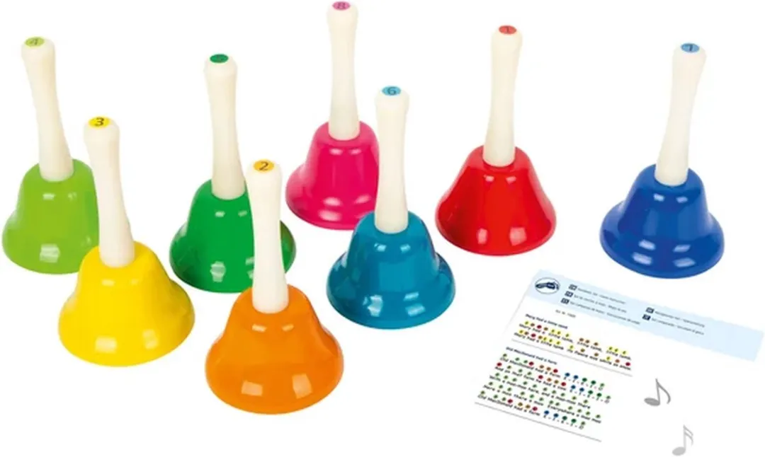 Small Foot Handbellen Set 8 Stuks - Multicolor