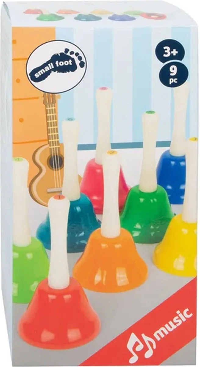 Small Foot Handbellen Set 8 Stuks - Multicolor